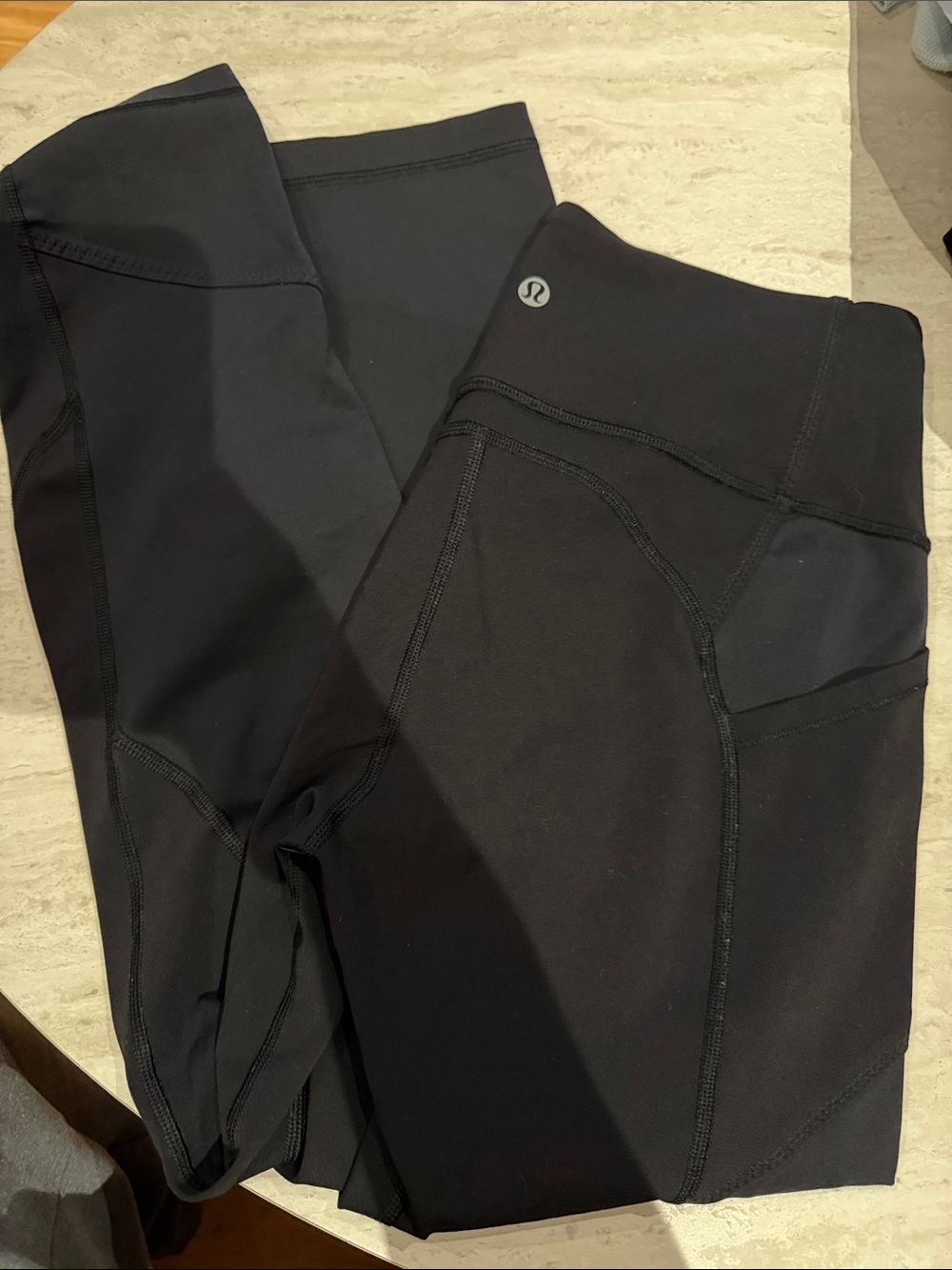 lululemon athletica Black Pocket High-Rise Leggings